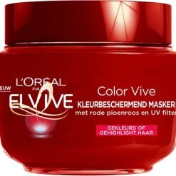 Beste Pirce ❤️ L’Oréal Paris L'Oréal Paris Elvive Color Vive Beschermend Haarmasker - 300 Ml ????