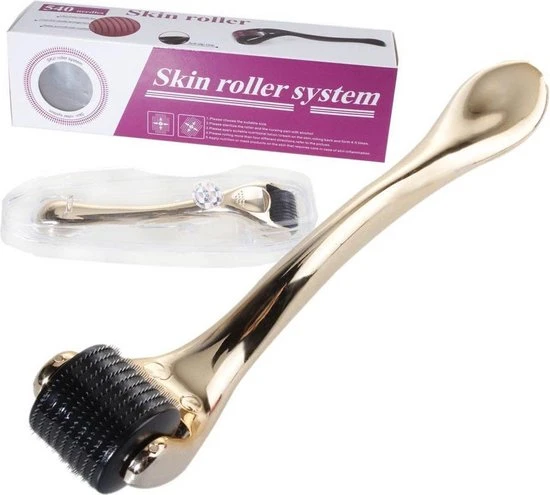 Uitgang ✔️ DRS Derma Roller 540 Naalden - 1.00mm | Gezichts- En Huidverzorging | Goud ???? 5 Uitgang ✔️ DRS Derma Roller 540 Naalden - 1.00mm | Gezichts- En Huidverzorging | Goud ???? - Afbeelding 5