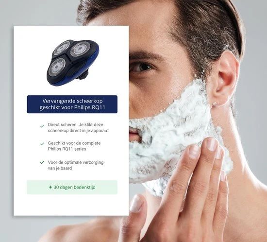 Nieuw β Pitt & Co. Scheerkop Geschikt Voor Philips SensoTouch - RQ11/50 – Scheerkoppen – Scheermesjes – Scheerhoofd - Blauw ???? 6 Nieuw β Pitt & Co. Scheerkop Geschikt Voor Philips SensoTouch - RQ11/50 – Scheerkoppen – Scheermesjes – Scheerhoofd - Blauw ???? - Afbeelding 6