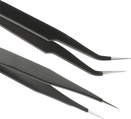 Aanbiedingen ✨ Merkloos Epileer Pincet Set - 6-delig - Wenkbrauwen - Splinters - RVS - Zwart ???? 2 Aanbiedingen ✨ Merkloos Epileer Pincet Set - 6-delig - Wenkbrauwen - Splinters - RVS - Zwart ???? - Afbeelding 2