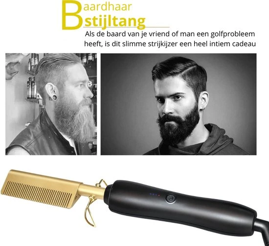 Beste Verkoop ???? Everything You Want EYW 2 In 1 Elektrische Haarkam Deluxe – Stijlborstel – Mannen & Vrouwen – Kam – Stijlkam – Elektrische Kam – Hot Comb – Baardstijler – Baardkam – Elektrische Haarborstel – Magic Brush – 60/100W ???? 3 Beste Verkoop ???? Everything You Want EYW 2 In 1 Elektrische Haarkam Deluxe – Stijlborstel – Mannen & Vrouwen – Kam – Stijlkam – Elektrische Kam – Hot Comb – Baardstijler – Baardkam – Elektrische Haarborstel – Magic Brush – 60/100W ???? - Afbeelding 3