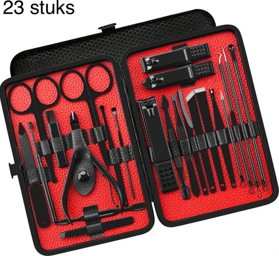 Beste deal ???? Royal WM Professionele Manicure Set - 23 Delig - Pedicure - Pedicure Set - Nagelknipper - Pincet - Puisten Verwijderaar ???? 1 Beste deal ???? Royal WM Professionele Manicure Set - 23 Delig - Pedicure - Pedicure Set - Nagelknipper - Pincet - Puisten Verwijderaar ????