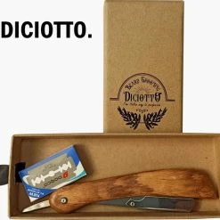 Goedkoopste ???? Diciotto Barbiersmes - Shavette - Scheermes - Open Scheermes - Straight Razor - Klapmes - Klassiek Scheermes ????