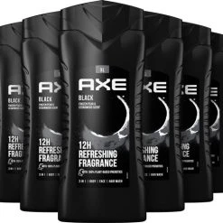 Promo ???? Axe Black Douchegel - 6 X 400 Ml - Voordeelverpakking ????