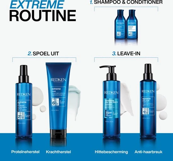 Hete verkoop ???? Redken Extreme Mask – Verzorgend En Herstellend Haarmasker Voor Droog En Beschadigd Haar – 250 Ml β 7 Hete verkoop ???? Redken Extreme Mask – Verzorgend En Herstellend Haarmasker Voor Droog En Beschadigd Haar – 250 Ml β - Afbeelding 7