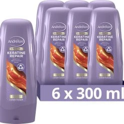 Beste Pirce ???? Andrélon Keratine Repair Conditioner - 6 X 300 Ml - Voordeelverpakking ????