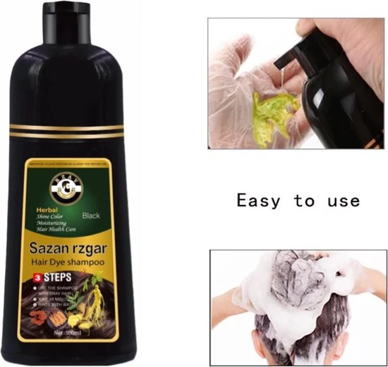 Groothandel ???? Bzav Zwart Haarverf Shampoo ???? 4 Groothandel ???? Bzav Zwart Haarverf Shampoo ???? - Afbeelding 4