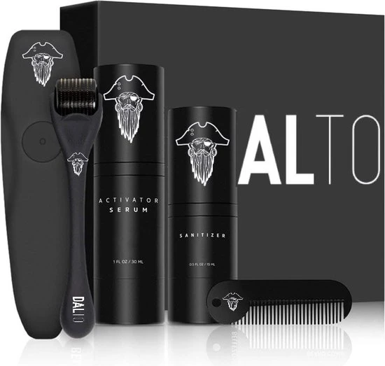 Korting ✨ Dalto Grooming Baardgroei Kit - Baard - Baardgroei Stimuleren - Dermaroller - Huidverzorging - Baardverzorging Set - Baardgroei Kit - Baardgroei - Skin Roller ???? 1 Korting ✨ Dalto Grooming Baardgroei Kit - Baard - Baardgroei Stimuleren - Dermaroller - Huidverzorging - Baardverzorging Set - Baardgroei Kit - Baardgroei - Skin Roller ????