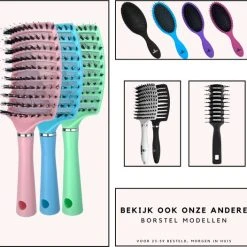Top 10 ???? MOONIE'S® Anti-Klit Haarborstel - Met Luxe Handvat - Haarborstel - Curved - Föhn Haarborstel - Zwart ???? -Weleda Shop 550x526 2
