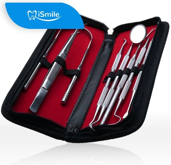 Goedkoopste ???? ISmile - Professionele Tandarts Set - Tandsteen Verwijderaar - RVS - Tandarts Haakje - Tandarts Instrument - Tandarts Spiegel ???? 1 Goedkoopste ???? ISmile - Professionele Tandarts Set - Tandsteen Verwijderaar - RVS - Tandarts Haakje - Tandarts Instrument - Tandarts Spiegel ????