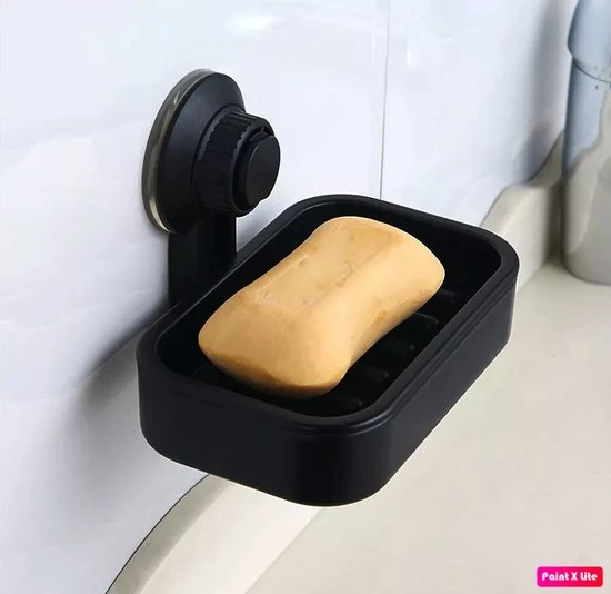 Groothandel ???? Merkloos Hangend Zeepbakje Met Zuignap - Zeephouder - Badkamer Accessoires - 2 Lagen - Vrijstaand Of Wandgemonteerd - Zwart ???? 3 Groothandel ???? Merkloos Hangend Zeepbakje Met Zuignap - Zeephouder - Badkamer Accessoires - 2 Lagen - Vrijstaand Of Wandgemonteerd - Zwart ???? - Afbeelding 3