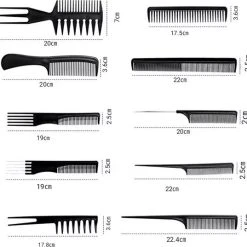 Korting ???? Fit Junkies Kam - 10 Stuk(s) - Haarkam - Kammenset - Puntkam - Toupeer Kam - Kapperskam - Knipkam ???? -Weleda Shop 550x537 2