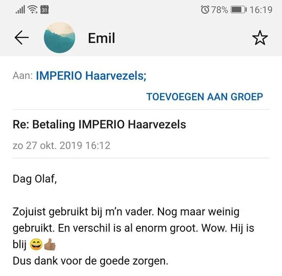 Beste recensies van ???? IMPERIO Premium Haarvezels Donkerbruin - Kaalheid Mannen - Alopecia Vrouwen - 100% Onzichtbaar ???? 13 Beste recensies van ???? IMPERIO Premium Haarvezels Donkerbruin - Kaalheid Mannen - Alopecia Vrouwen - 100% Onzichtbaar ???? - Afbeelding 13