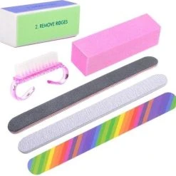 Beste recensies van ???? Nagelvijlenset Pedicureset Professionele Nagelvijlen Set | Blokvijl | Pedicureset | Manicureset | Nagelborstel | Polijst Vijl | 6 Delig ????