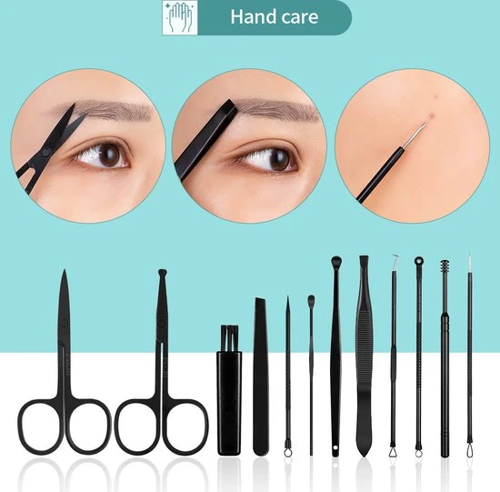 Beste deal ???? Royal WM Professionele Manicure Set - 23 Delig - Pedicure - Pedicure Set - Nagelknipper - Pincet - Puisten Verwijderaar ???? 6 Beste deal ???? Royal WM Professionele Manicure Set - 23 Delig - Pedicure - Pedicure Set - Nagelknipper - Pincet - Puisten Verwijderaar ???? - Afbeelding 6