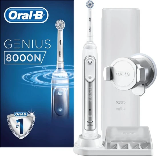 Begroting ???? Oral B Oral-B Genius 8000N - Elektrische Tandenborstel - Wit ✔️ 1 Begroting ???? Oral B Oral-B Genius 8000N - Elektrische Tandenborstel - Wit ✔️