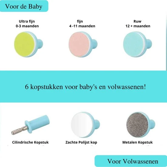 Kopen ???? Allsa Baby Nagelvijl - Elektrische Nagelvijl - Ook Voor Volwassenen - LED Licht - Baby Cadeau - Roze ???? 2 Kopen ???? Allsa Baby Nagelvijl - Elektrische Nagelvijl - Ook Voor Volwassenen - LED Licht - Baby Cadeau - Roze ???? - Afbeelding 2