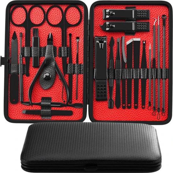 Beste deal ???? Royal WM Professionele Manicure Set - 23 Delig - Pedicure - Pedicure Set - Nagelknipper - Pincet - Puisten Verwijderaar ???? 7 Beste deal ???? Royal WM Professionele Manicure Set - 23 Delig - Pedicure - Pedicure Set - Nagelknipper - Pincet - Puisten Verwijderaar ???? - Afbeelding 7