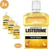 Goedkoopste ???? LISTERINE Fresh Ginger & Lime Mondwater, Met Gember- En Limoenextract, Mondspoeling Zonder Alcohol, Voor Een Frisse Adem, 3 X 500 Ml ????