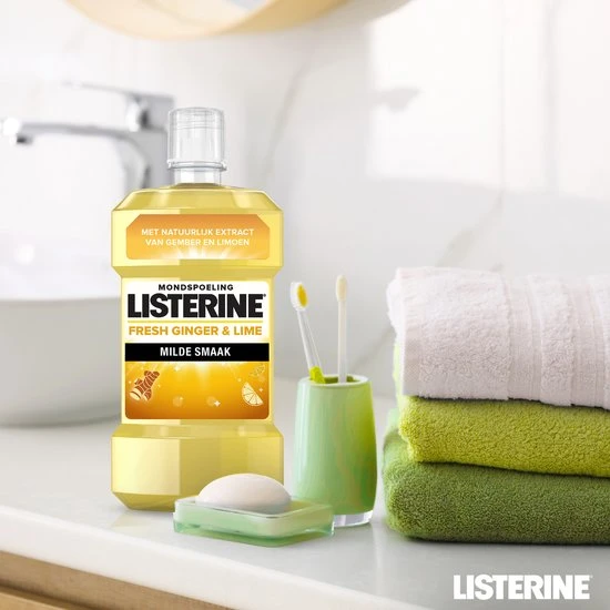Goedkoopste ???? LISTERINE Fresh Ginger & Lime Mondwater, Met Gember- En Limoenextract, Mondspoeling Zonder Alcohol, Voor Een Frisse Adem, 3 X 500 Ml ???? 9 Goedkoopste ???? LISTERINE Fresh Ginger & Lime Mondwater, Met Gember- En Limoenextract, Mondspoeling Zonder Alcohol, Voor Een Frisse Adem, 3 X 500 Ml ???? - Afbeelding 9