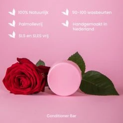 Goedkoopste ✔️ HappySoaps Conditioner Bar - Tender Rose - Alle Haartypes - 100% Plasticvrij, Natuurlijk En Vegan - 65gr ???? -Weleda Shop 550x550 208