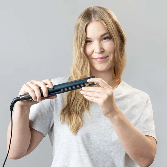 Beste Verkoop ???? Remington Advanced Coconut Therapy Ceramic Hair Straightener - Salon Performance 110 Mm Hair Straighteners With Integrated Temperature Sensor - S8648, Jade ???? 4 Beste Verkoop ???? Remington Advanced Coconut Therapy Ceramic Hair Straightener - Salon Performance 110 Mm Hair Straighteners With Integrated Temperature Sensor - S8648, Jade ???? - Afbeelding 4