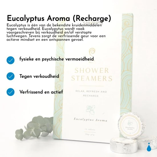 Beste Pirce ???? Saniliving Eucalyptus Bruisballen Voor Douche 15 Stuks - Shower Steamer Met Etherische Olie - Natuurlijk En Dierproefvrij ???? 6 Beste Pirce ???? Saniliving Eucalyptus Bruisballen Voor Douche 15 Stuks - Shower Steamer Met Etherische Olie - Natuurlijk En Dierproefvrij ???? - Afbeelding 6
