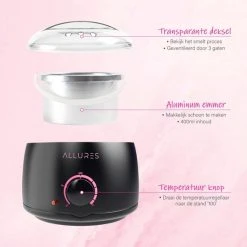 Beste deal ???? Allures Luxe Wax Set – 400g Wax Beans – 30 Spatels – Pre-Wax En After-Wax Spray – Wax Apparaat – Ontharing Apparaat – Wax Ontharen – Complete Set ⭐ -Weleda Shop 550x550 384