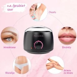 Beste deal ???? Allures Luxe Wax Set – 400g Wax Beans – 30 Spatels – Pre-Wax En After-Wax Spray – Wax Apparaat – Ontharing Apparaat – Wax Ontharen – Complete Set ⭐ -Weleda Shop 550x550 385