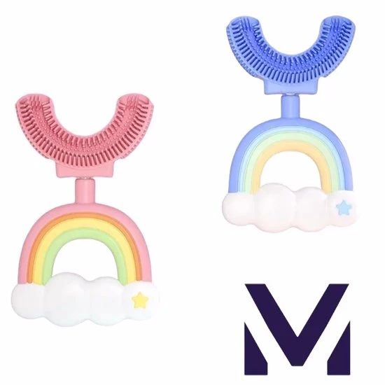 Top 10 ???? Medies - 360° U-vormige Kindertandenborstel Regenboog Roze | Baby Tandenborstel | Kindertandenborstel | Peuter Tandenborstel | U-vorm - Siliconen - Bpa Free - 2 Tot 7 Jaar ⭐ 2 Top 10 ???? Medies - 360° U-vormige Kindertandenborstel Regenboog Roze | Baby Tandenborstel | Kindertandenborstel | Peuter Tandenborstel | U-vorm - Siliconen - Bpa Free - 2 Tot 7 Jaar ⭐ - Afbeelding 2