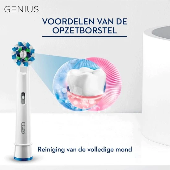 Begroting ???? Oral B Oral-B Genius 8000N - Elektrische Tandenborstel - Wit ✔️ 8 Begroting ???? Oral B Oral-B Genius 8000N - Elektrische Tandenborstel - Wit ✔️ - Afbeelding 8