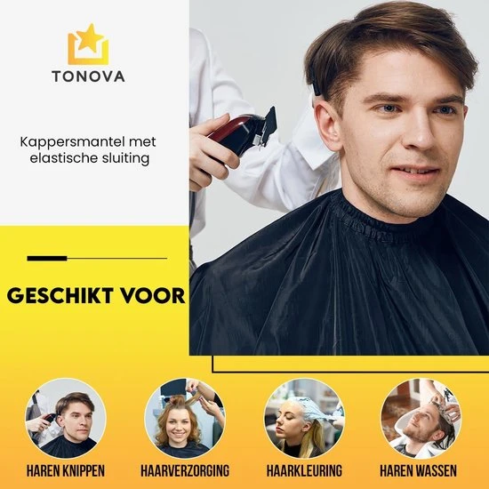 Hete verkoop ???? Luxe Waterproof Kappersmantel Met Elastische Sluiting + Tonova Pen - Rood - 160x140 - Antistatisch Kappersschort - Polyester Ponge Zijde - Salon Kapmantel - Haren Knippen ???? 5 Hete verkoop ???? Luxe Waterproof Kappersmantel Met Elastische Sluiting + Tonova Pen - Rood - 160x140 - Antistatisch Kappersschort - Polyester Ponge Zijde - Salon Kapmantel - Haren Knippen ???? - Afbeelding 5