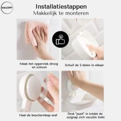 Flash-uitverkoop ???? Malony Zeepbakje Met Zuignap - Zeephouder - Badkamer Accessoires - 2 Lagen - Hangend Of Staand - Wit ???? 16 Flash-uitverkoop ???? Malony Zeepbakje Met Zuignap - Zeephouder - Badkamer Accessoires - 2 Lagen - Hangend Of Staand - Wit ???? -Weleda Shop 550x550 521