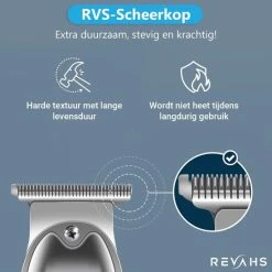 Flash-uitverkoop ???? Revahs Professionele Trimmer Mannen - Tondeuse Cheveux - Haartrimmer - Baardtrimmer - Hair Clipper - Hoofdhaar - Baard Haar ✔️ -Weleda Shop 550x550 535