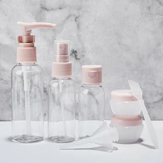 Goedkoopste ❤️ YONO Reisflesjes Set - Navulbare Reisflacons In Verschillende Maten Met Toilettas - Spray Flesjes En Cosmetica Potjes Voor ???? Handbagage Vliegtuig ❤️ 2 Goedkoopste ❤️ YONO Reisflesjes Set - Navulbare Reisflacons In Verschillende Maten Met Toilettas - Spray Flesjes En Cosmetica Potjes Voor ???? Handbagage Vliegtuig ❤️ - Afbeelding 2