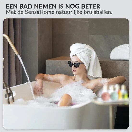 Begroting ???? SensaHome 100% Natuurlijke Bruisballen Voor In Bad - 6 Etherische Aroma Badbommen - Handmade Bath Bombs - Giftset ???? 5 Begroting ???? SensaHome 100% Natuurlijke Bruisballen Voor In Bad - 6 Etherische Aroma Badbommen - Handmade Bath Bombs - Giftset ???? - Afbeelding 5