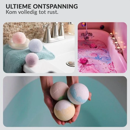 Begroting ???? SensaHome 100% Natuurlijke Bruisballen Voor In Bad - 6 Etherische Aroma Badbommen - Handmade Bath Bombs - Giftset ???? 6 Begroting ???? SensaHome 100% Natuurlijke Bruisballen Voor In Bad - 6 Etherische Aroma Badbommen - Handmade Bath Bombs - Giftset ???? - Afbeelding 6