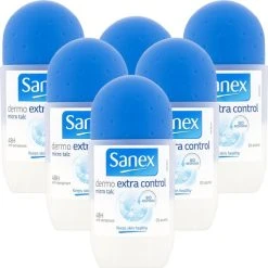 Groothandel ???? Sanex - Deo Roller - Dermo Extra Control - 6 X 50 Ml - Voordeelverpakking ????