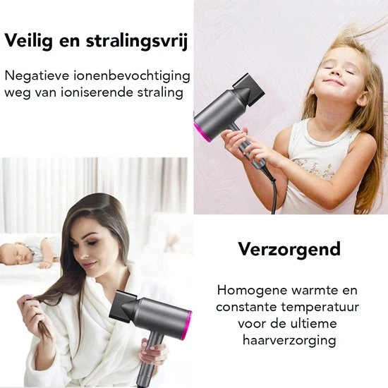 Kopen β JUCAGO Professionele Föhn Met Diffuser - Ionische Haardroger Elektrisch - Haarföhn - Krullen ???? 7 Kopen β JUCAGO Professionele Föhn Met Diffuser - Ionische Haardroger Elektrisch - Haarföhn - Krullen ???? - Afbeelding 7