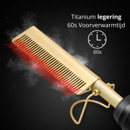 Beste Verkoop ???? Everything You Want EYW 2 In 1 Elektrische Haarkam Deluxe – Stijlborstel – Mannen & Vrouwen – Kam – Stijlkam – Elektrische Kam – Hot Comb – Baardstijler – Baardkam – Elektrische Haarborstel – Magic Brush – 60/100W ???? 8 Beste Verkoop ???? Everything You Want EYW 2 In 1 Elektrische Haarkam Deluxe – Stijlborstel – Mannen & Vrouwen – Kam – Stijlkam – Elektrische Kam – Hot Comb – Baardstijler – Baardkam – Elektrische Haarborstel – Magic Brush – 60/100W ???? - Afbeelding 8