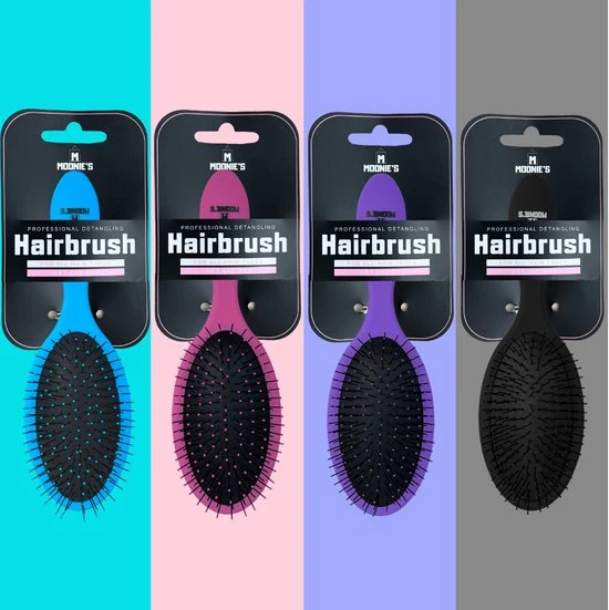 Coupon ???? MOONIE'S® Anti-Klit Haarborstel - Haarborstel - Haarkam - Rond - Roze ⭐ 6 Coupon ???? MOONIE'S® Anti-Klit Haarborstel - Haarborstel - Haarkam - Rond - Roze ⭐ - Afbeelding 6