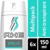 Kopen ???? AXE Apollo Anti-Transpirant Deodorant - 6 X 150 Ml - Voordeelverpakking ????