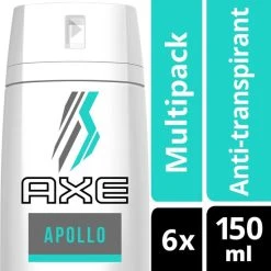 Kopen ???? AXE Apollo Anti-Transpirant Deodorant - 6 X 150 Ml - Voordeelverpakking ????