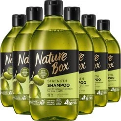 Hete verkoop ???? Nature Box Olive Shampoo 6x 385 Ml - Voordeelverpakking ✔️