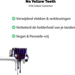 Beste Pirce ???? No Yellow Teeth - V34 Colour Corrector - Whitening Tandpasta - Witte Tanden - 100% Natuurlijke Ingrediënten - Peroxidevrij - Tanden Bleken - Tandenbleekset - Teeth Whitening - Tandenbleker ???? -Weleda Shop 550x553 8