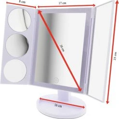 Goedkoopste ???? BAIK TECH BAIK Make Up Spiegel Met LED Strip Wit – Staande Spiegel - Met 3 Vergrootspiegels – Cosmetica / Visagie Spiegel - Scheerspiegel - 22 Dimbare Leds - 180° Draaibaar – Op Batterijen En USB (kabel Incl) - Voor Haar ???? 13 Goedkoopste ???? BAIK TECH BAIK Make Up Spiegel Met LED Strip Wit – Staande Spiegel - Met 3 Vergrootspiegels – Cosmetica / Visagie Spiegel - Scheerspiegel - 22 Dimbare Leds - 180° Draaibaar – Op Batterijen En USB (kabel Incl) - Voor Haar ???? -Weleda Shop 550x554 1