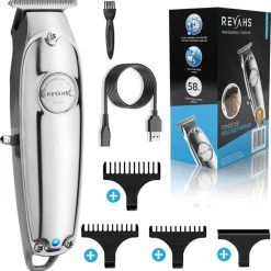 Flash-uitverkoop ???? Revahs Professionele Trimmer Mannen - Tondeuse Cheveux - Haartrimmer - Baardtrimmer - Hair Clipper - Hoofdhaar - Baard Haar ✔️