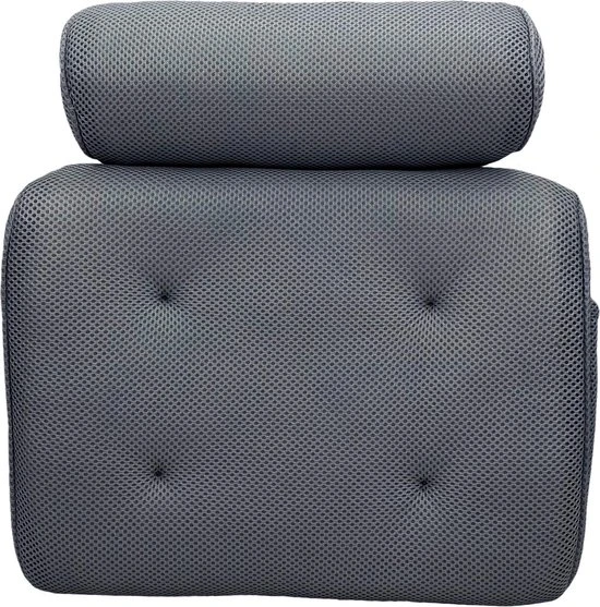 Beste Verkoop ???? House Of Essentials Luxe Spa Badkussen Grijs - Orthopedisch Spa Kussen Voor Rug/Schouders/Nek - 6 Anti Slip Zuignappen - Ergonomisch Design - Hoofdkussen Voor In Bad - Inclusief Loofah Scrub Spons ❤️ 3 Beste Verkoop ???? House Of Essentials Luxe Spa Badkussen Grijs - Orthopedisch Spa Kussen Voor Rug/Schouders/Nek - 6 Anti Slip Zuignappen - Ergonomisch Design - Hoofdkussen Voor In Bad - Inclusief Loofah Scrub Spons ❤️ - Afbeelding 3