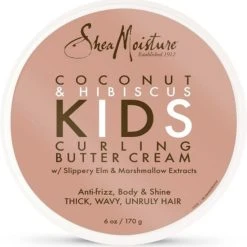Gloednieuw ???? Shea Moisture Coconut & Hibiscus Kids Curling Butter Cream 170 Gr ???? -Weleda Shop 550x558 3