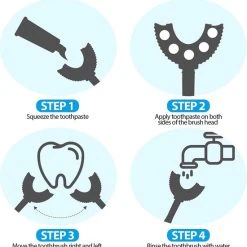 Nieuw ???? Belenthi Tandenborstel Kind-Handtandenborstel Voor Kinderen-2 Tot 12 Jaar-Zachte Silliconen-Baby Tandenborstel-Tandenborstel Baby En Peuter - U-Vormig - 360 Graden-Bijtringen-peutertandenborstel-U Vorm ???? -Weleda Shop 550x561 4